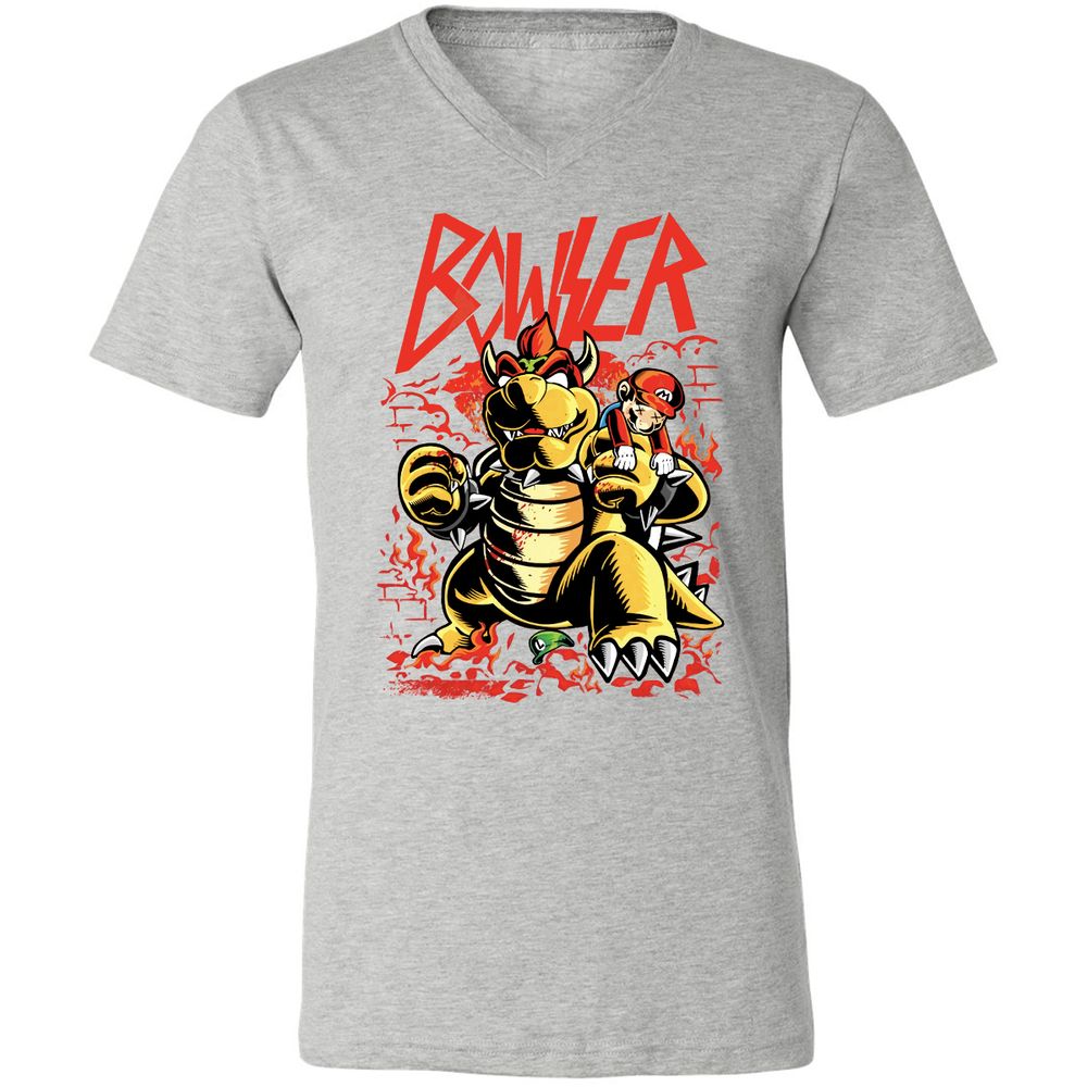 Unisex V-Neck T-Shirt - L3AFH7FM - Athletic Heather - 7