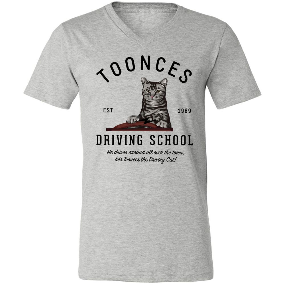 Funny Cat Driving School - Athletic Heather - 7