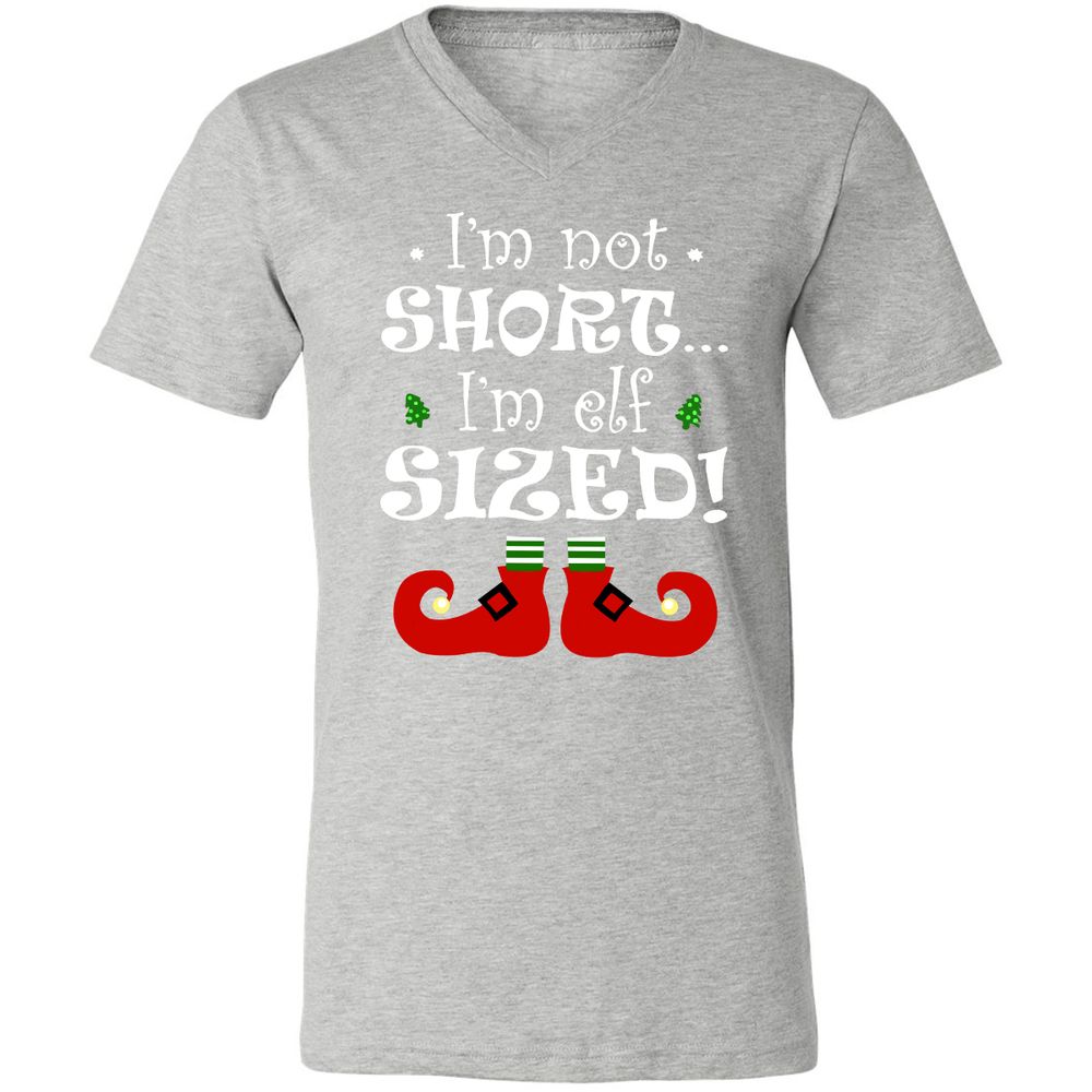 Unisex V-Neck T-Shirt - 285YPQSE - Athletic Heather - 7