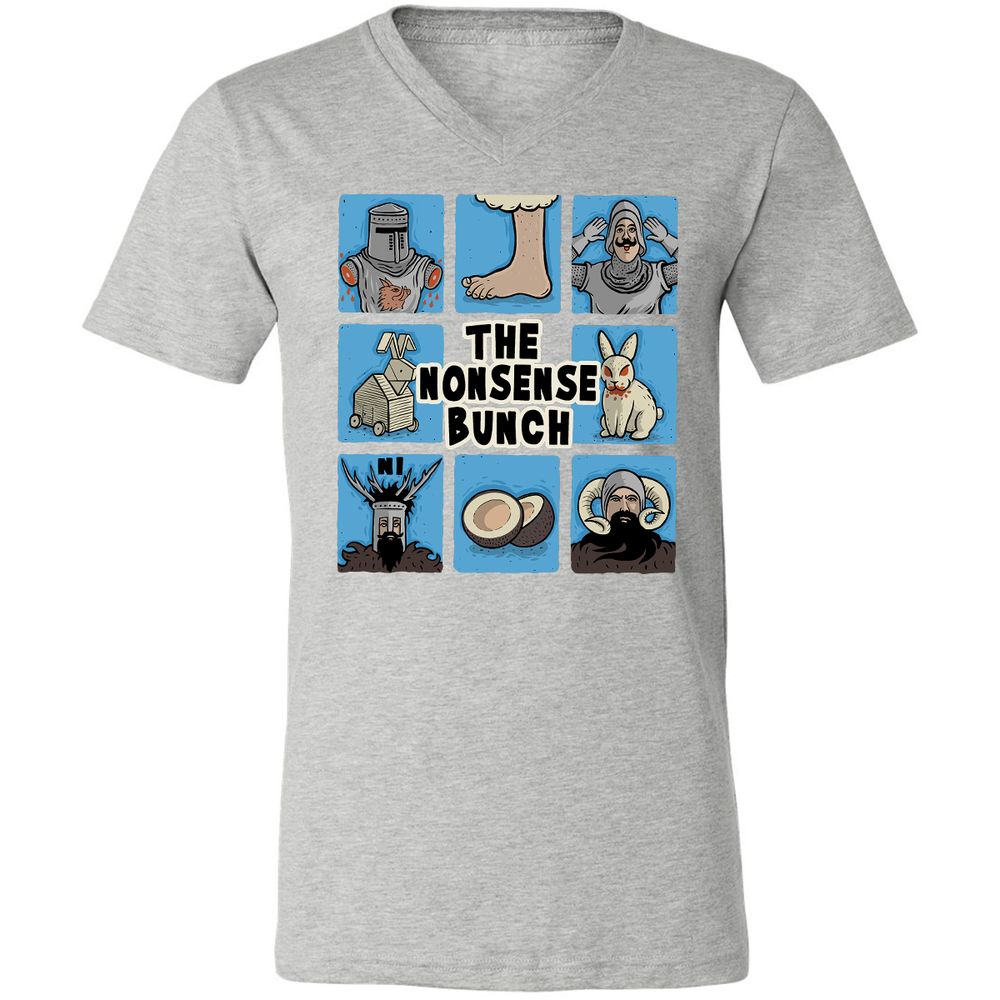 Unisex V-Neck T-Shirt - FSATAL3G - Athletic Heather - 7