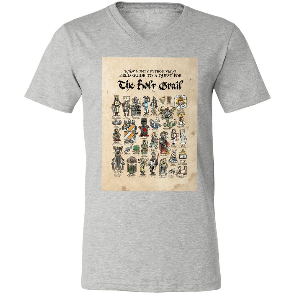 Unisex V-Neck T-Shirt - FRSCP2D9 - Athletic Heather - 7