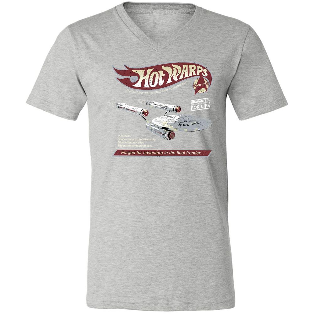 Unisex V-Neck T-Shirt - US63RYY9 - Athletic Heather - 7