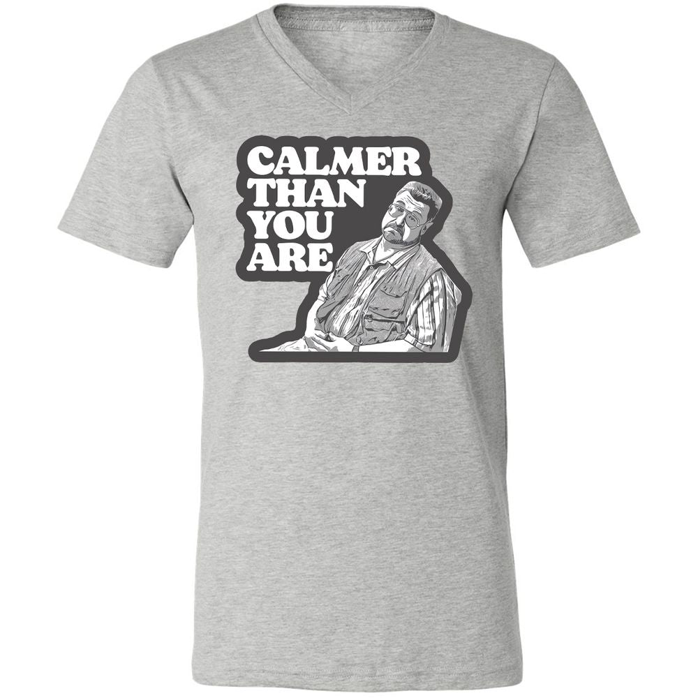 Unisex V-Neck T-Shirt - VKR9JJUW - Athletic Heather - 7