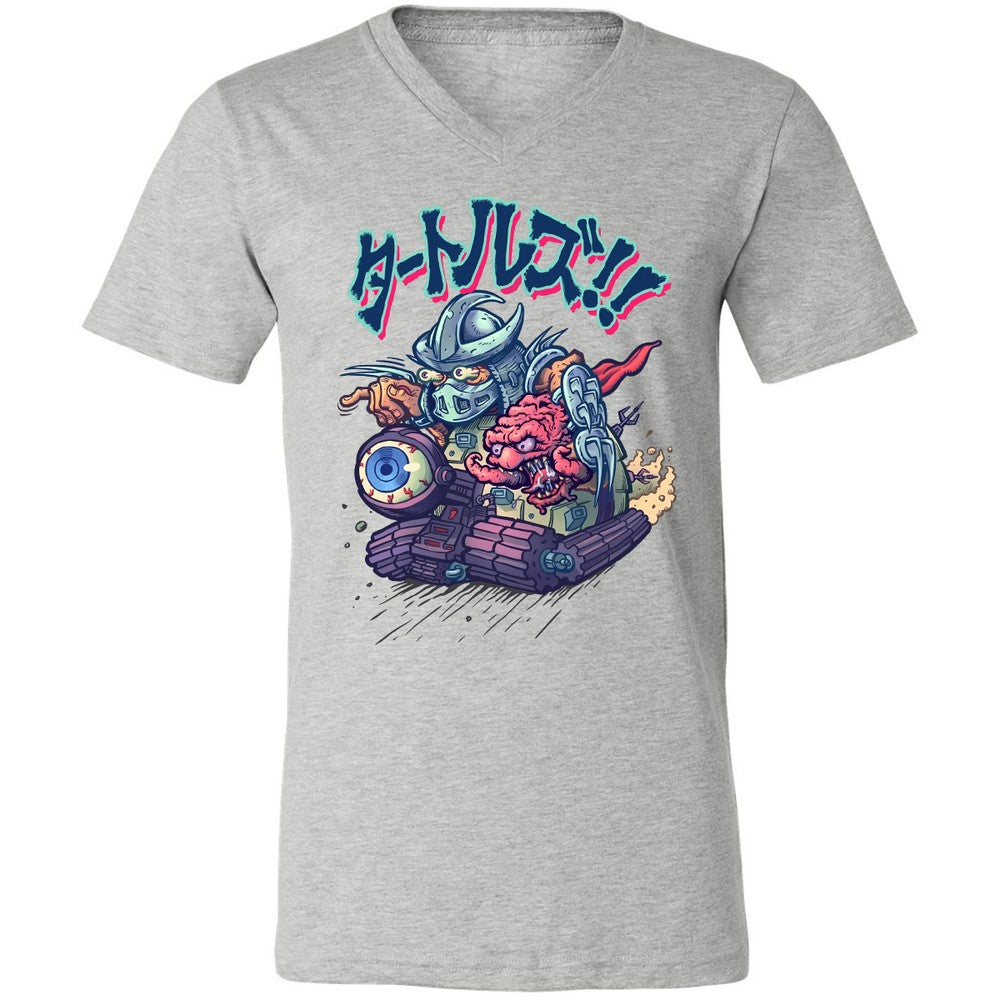 Unisex V-Neck T-Shirt - FQ3Z5D7W - Athletic Heather - 7