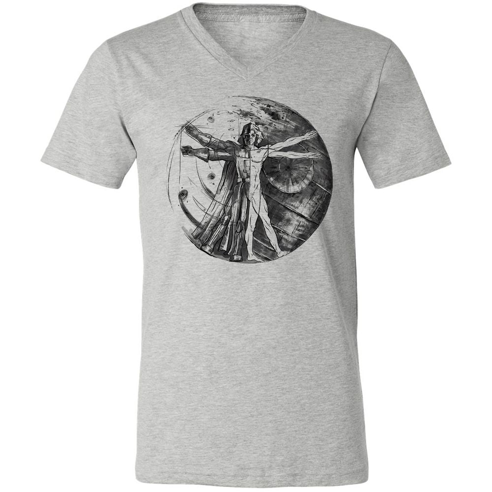 Unisex V-Neck T-Shirt - MCMLZVC2 - Athletic Heather - 7