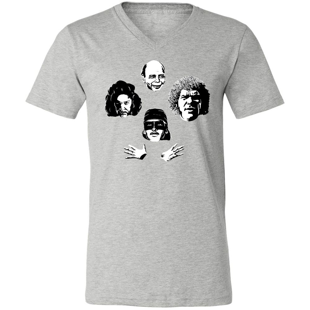 Unisex V-Neck T-Shirt - JFTDFM2X - Athletic Heather - 7