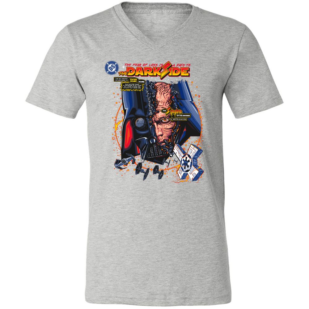 Unisex V-Neck T-Shirt - HKVZE59B - Athletic Heather - 7