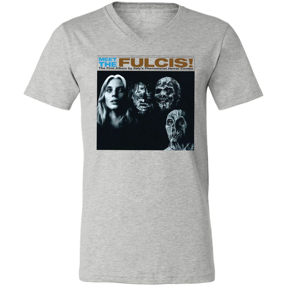 Unisex V-Neck T-Shirt - J26RGWF9 - Athletic Heather - 7