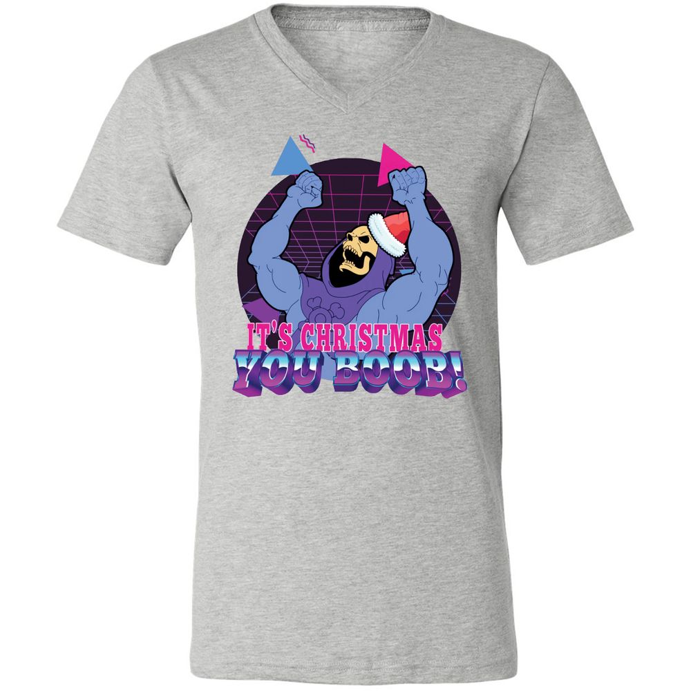 Unisex V-Neck T-Shirt - EV5FHZGD - Athletic Heather - 7