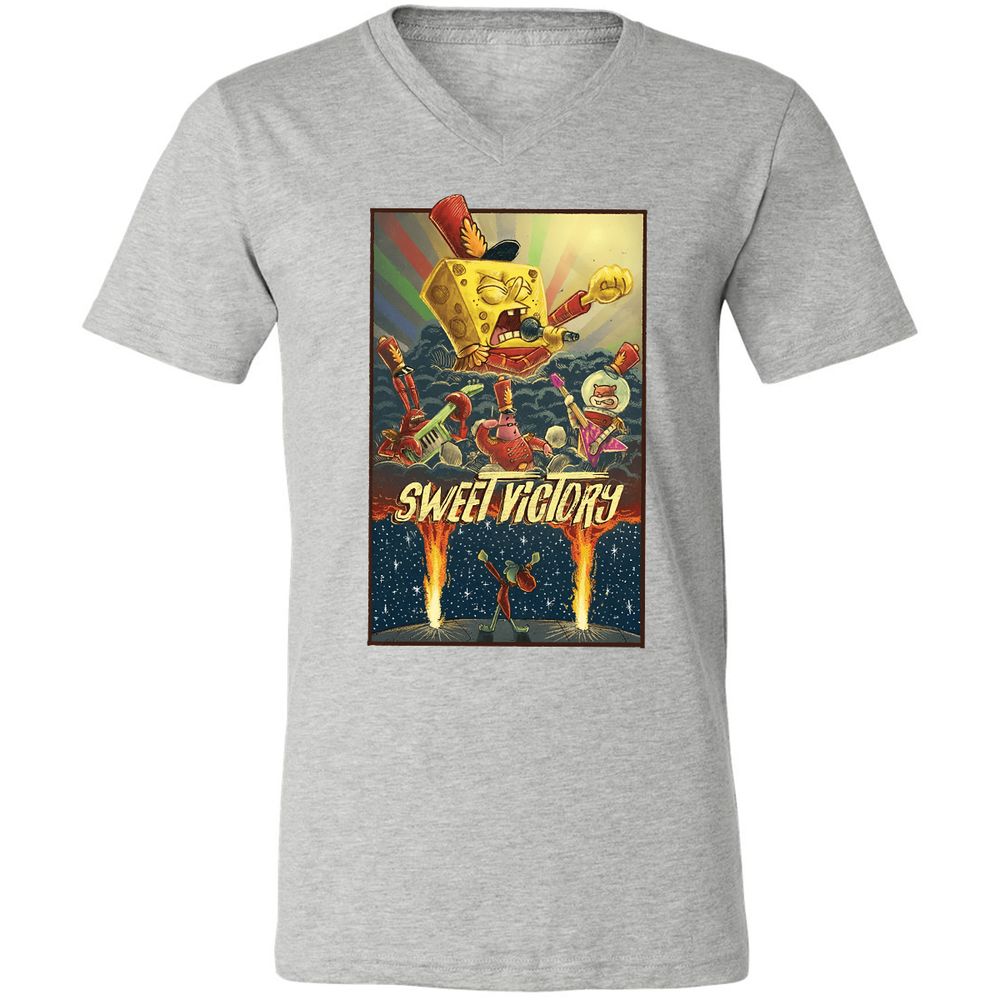 Unisex V-Neck T-Shirt - 7EN55EWS - Athletic Heather - 7