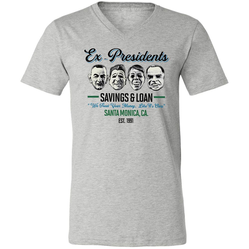 Unisex V-Neck T-Shirt - MLE5JQ85 - Athletic Heather - 7