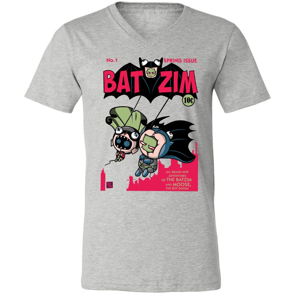 Unisex V-Neck T-Shirt - 1W3BT54W - Athletic Heather - 7