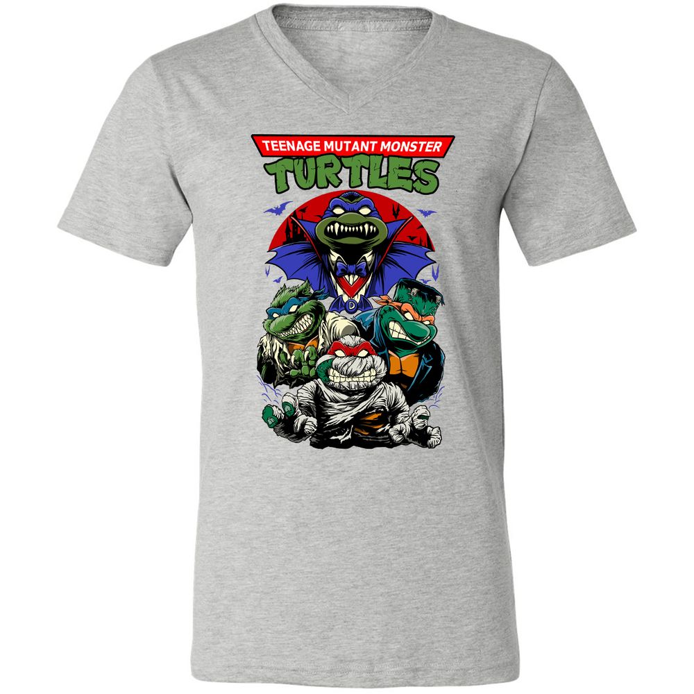 Unisex V-Neck T-Shirt - R6G7N8AT - Athletic Heather - 7