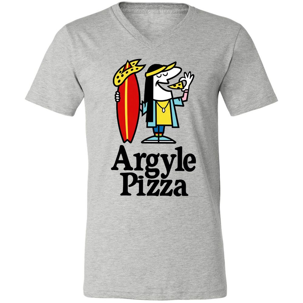 Unisex V-Neck T-Shirt - LXGNRA4V - Athletic Heather - 7