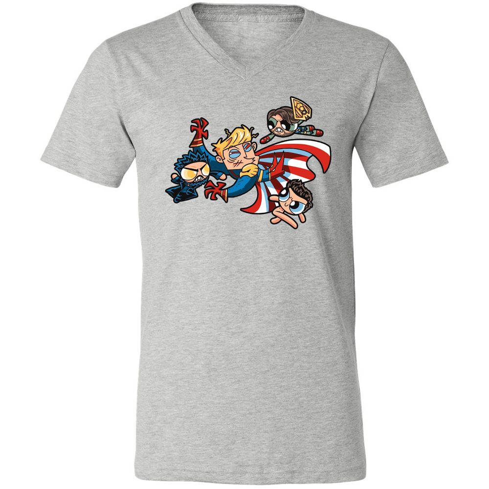 Unisex V-Neck T-Shirt - BUDU6RFA - Athletic Heather - 7