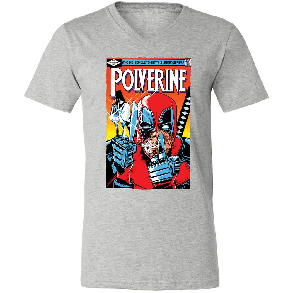 Unisex V-Neck T-Shirt - PW8G3DXL - Athletic Heather - 7