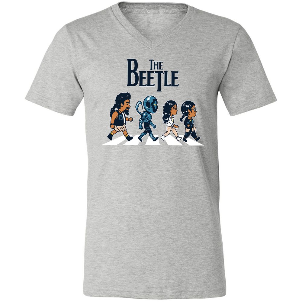 Unisex V-Neck T-Shirt - XG58SH2Y - Athletic Heather - 7