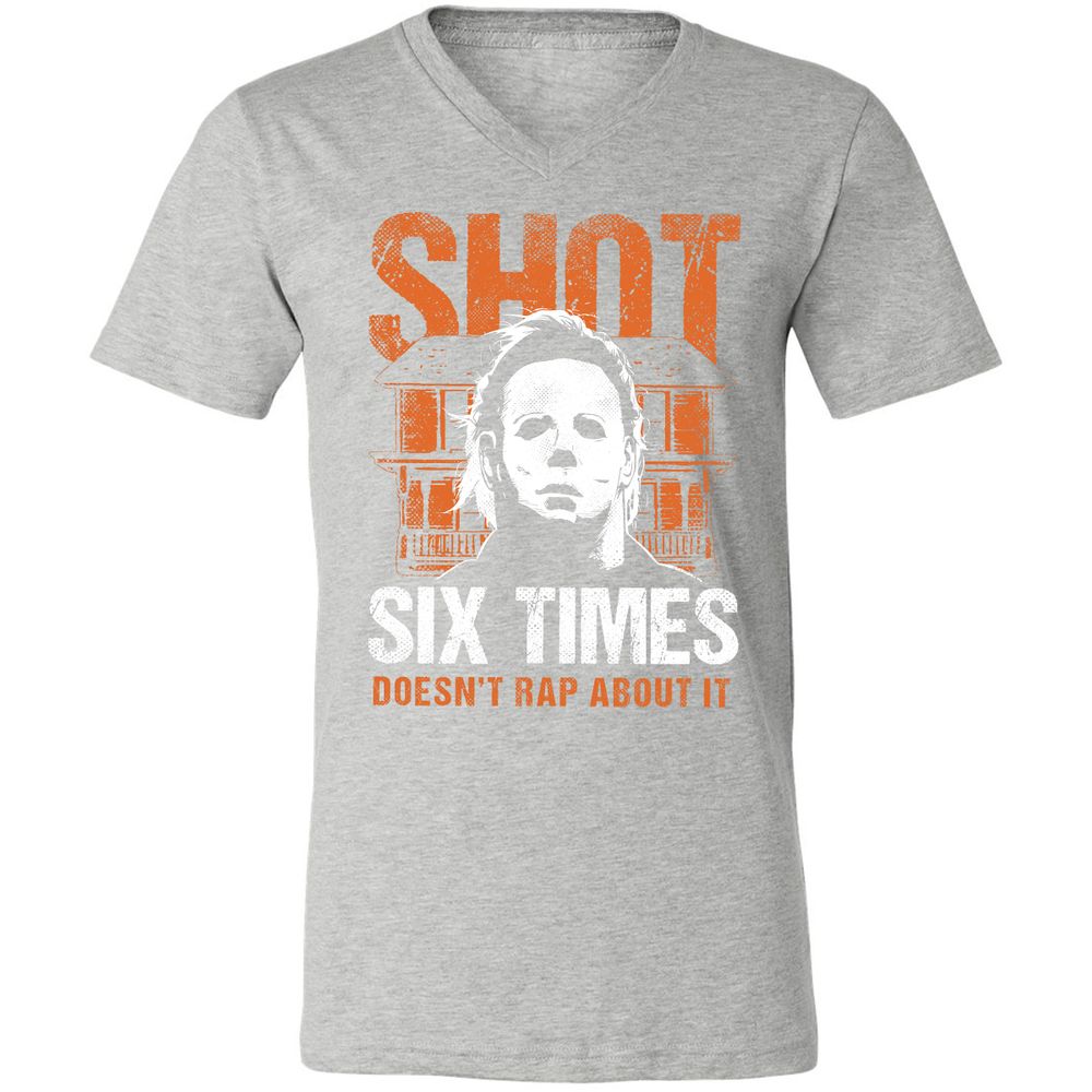 Unisex V-Neck T-Shirt - Y3UJ7AVT - Athletic Heather - 7