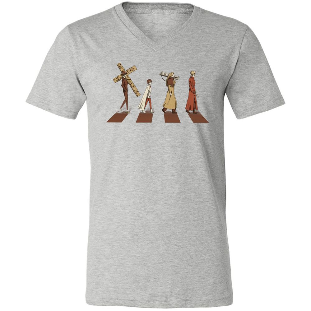 Unisex V-Neck T-Shirt - FL451L83 - Athletic Heather - 7