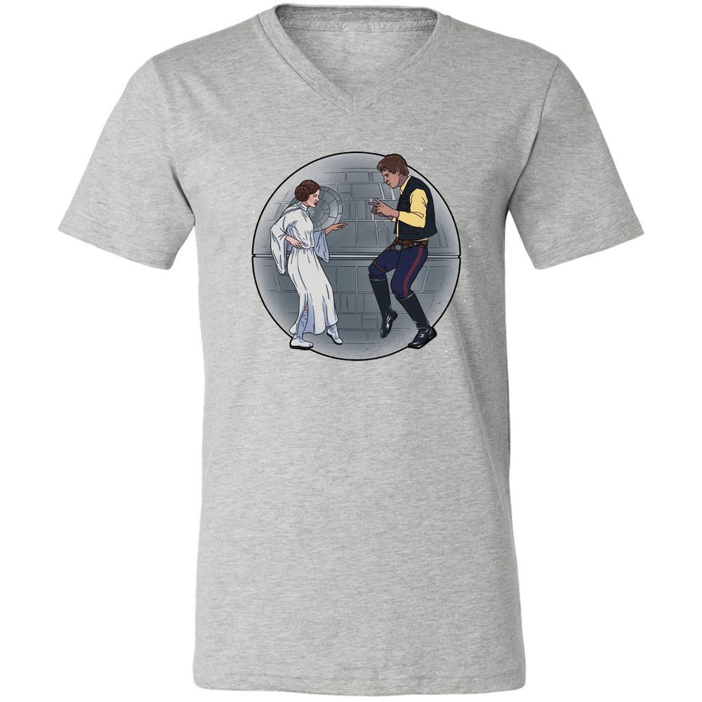 Unisex V-Neck T-Shirt - S5BBF5TG - Athletic Heather - 7