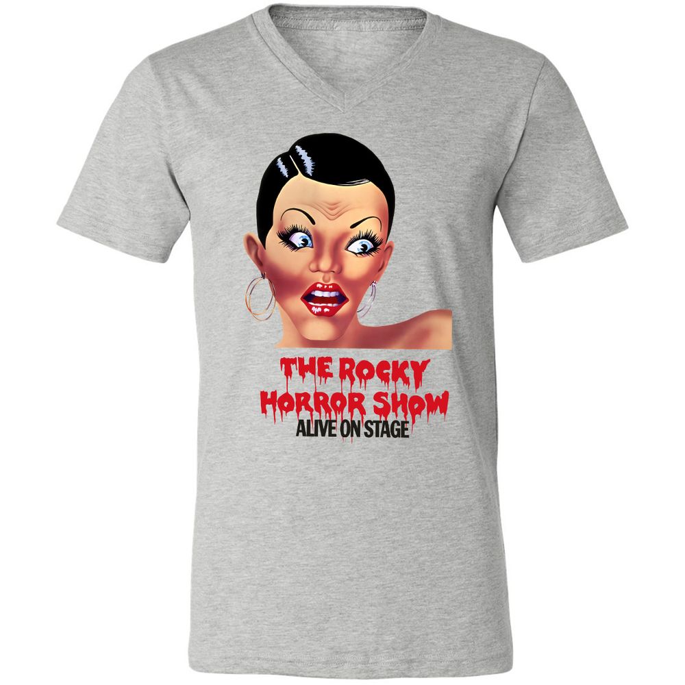 Unisex V-Neck T-Shirt - T3EACHTJ - Athletic Heather - 7