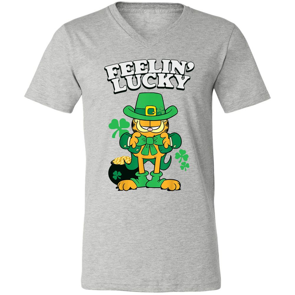 Unisex V-Neck T-Shirt - J1CLFBJ3 - Athletic Heather - 7