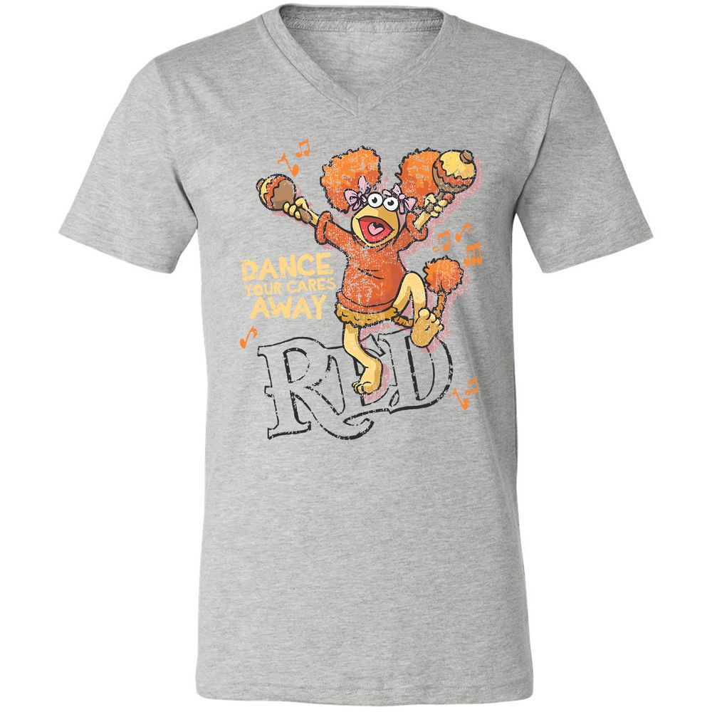Unisex V-Neck T-Shirt - TD1P91WM - Athletic Heather - 7