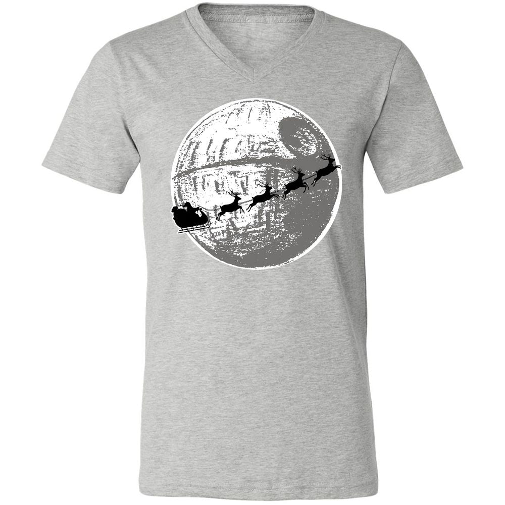 Unisex V-Neck T-Shirt - D5S73ZXZ - Athletic Heather - 7