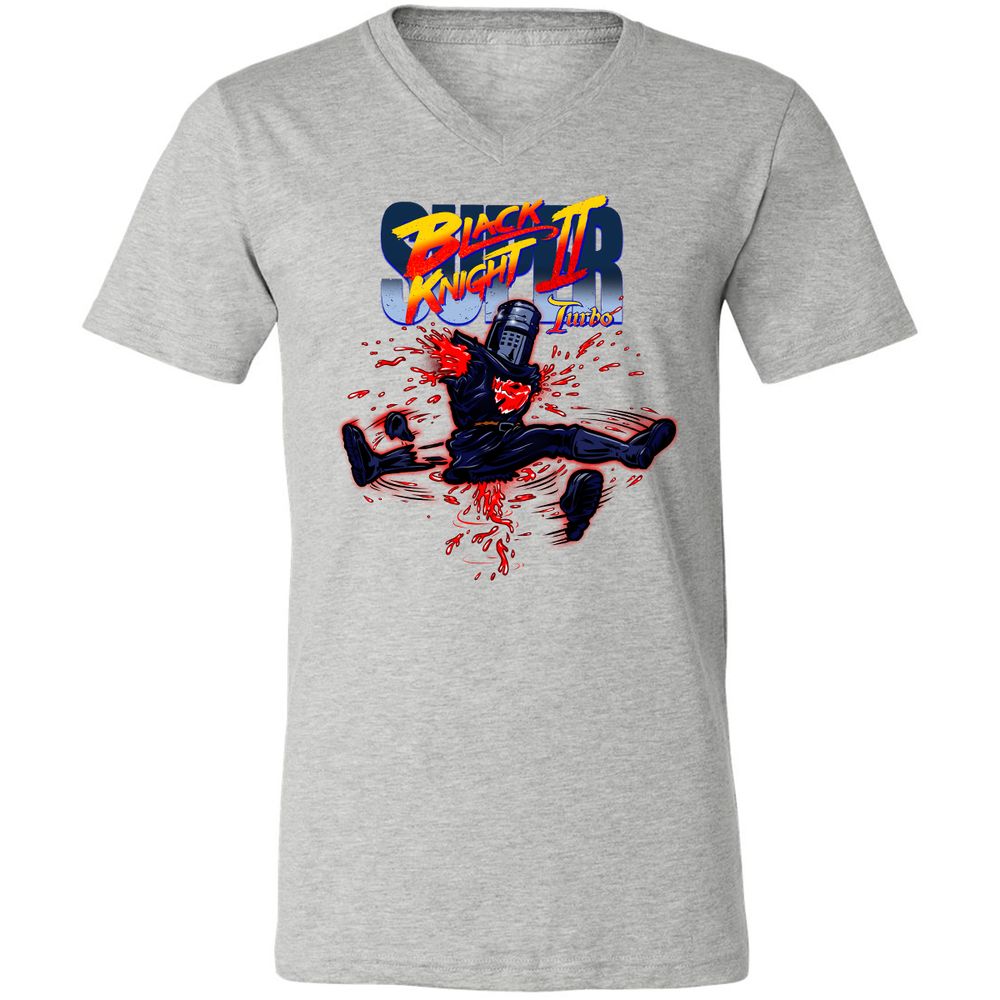 Unisex V-Neck T-Shirt - U71SZC5N - Athletic Heather - 7