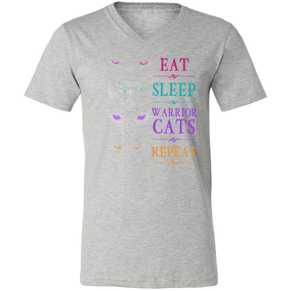 Unisex V-Neck T-Shirt - 537PELPV - Athletic Heather - 7