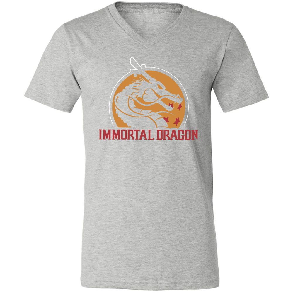 Unisex V-Neck T-Shirt - 958MAFT5 - Athletic Heather - 7