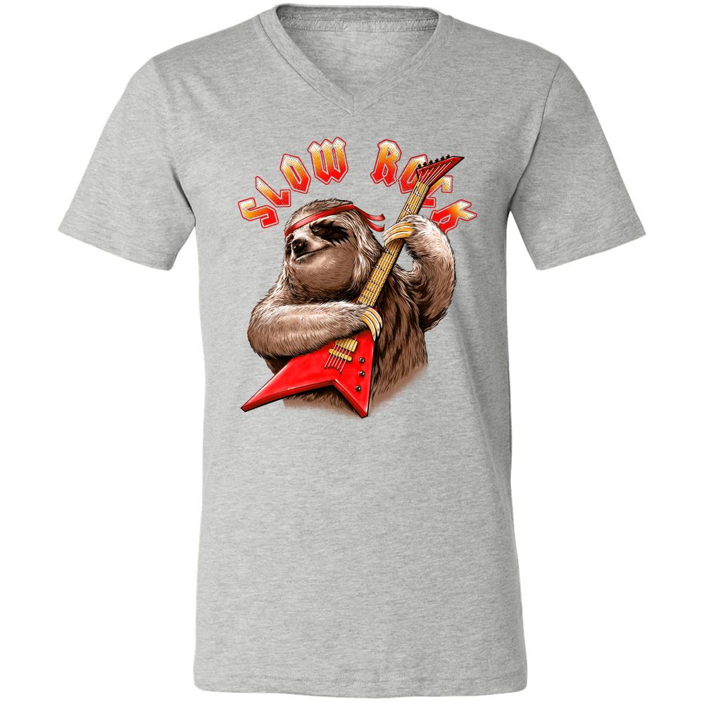 Unisex V-Neck T-Shirt - MLR2Z67B - Athletic Heather - 7