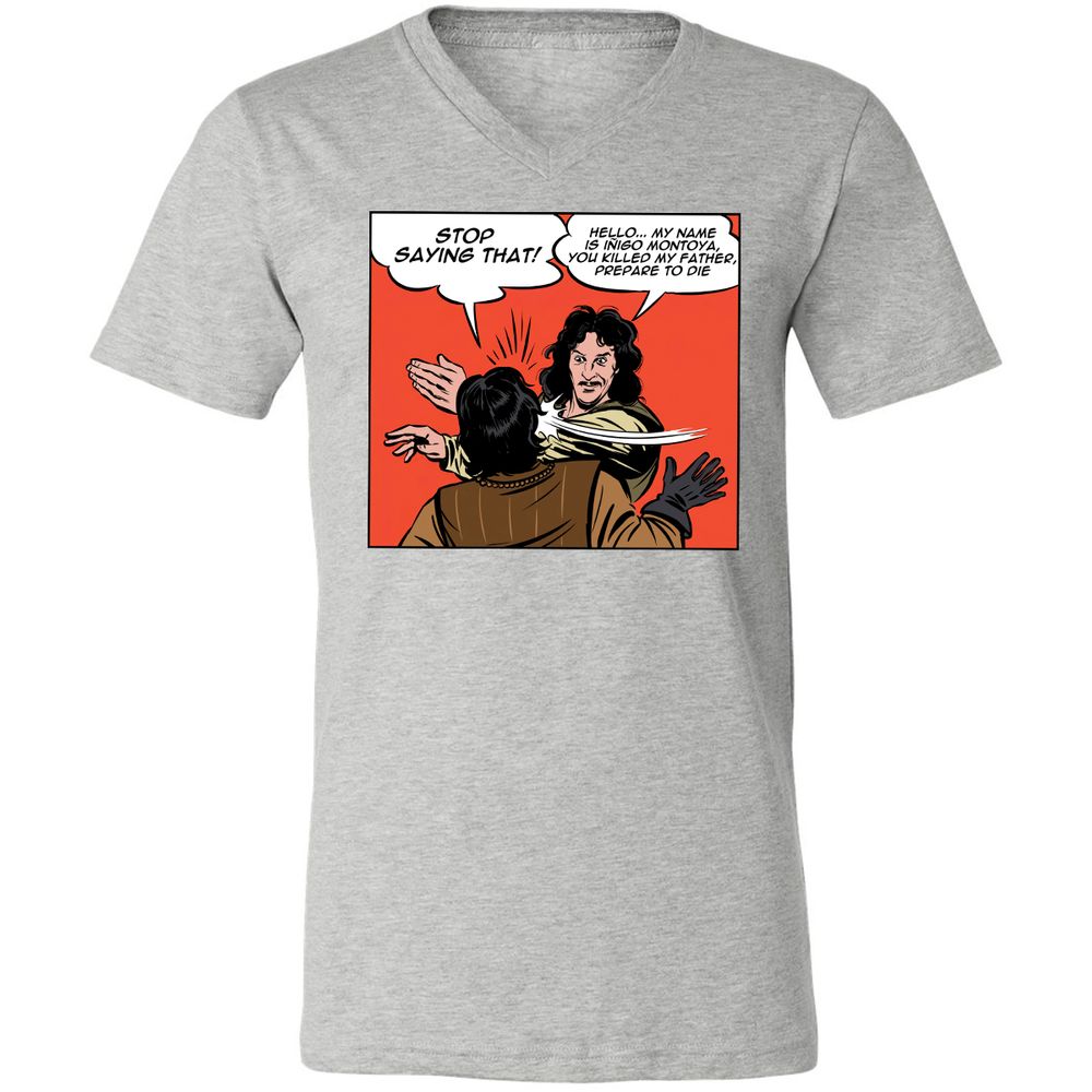 Unisex V-Neck T-Shirt - P96KFTP5 - Athletic Heather - 7
