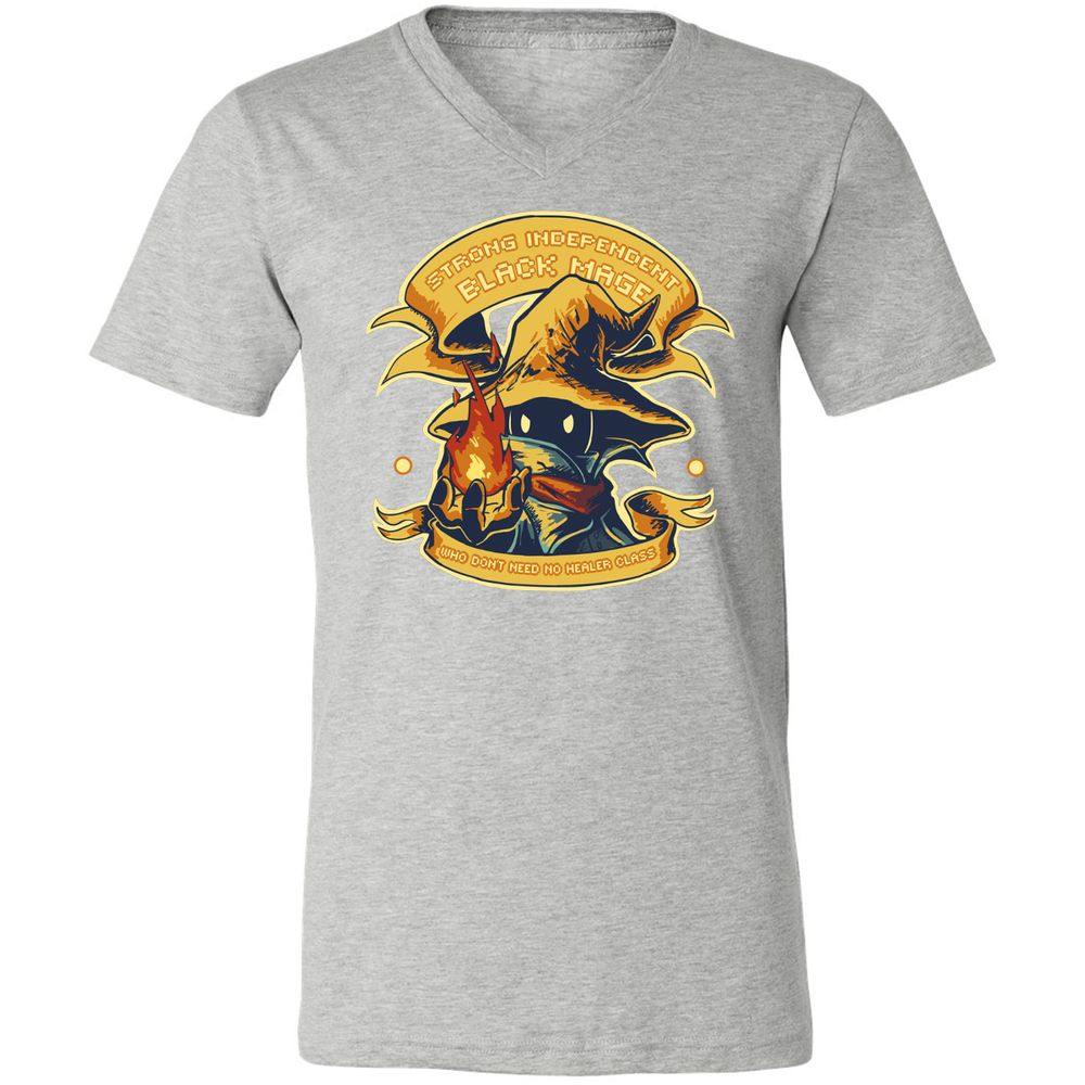 Unisex V-Neck T-Shirt - TA4CN76V - Athletic Heather - 7