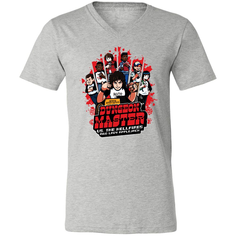 Unisex V-Neck T-Shirt - RQMBGYP1 - Athletic Heather - 7