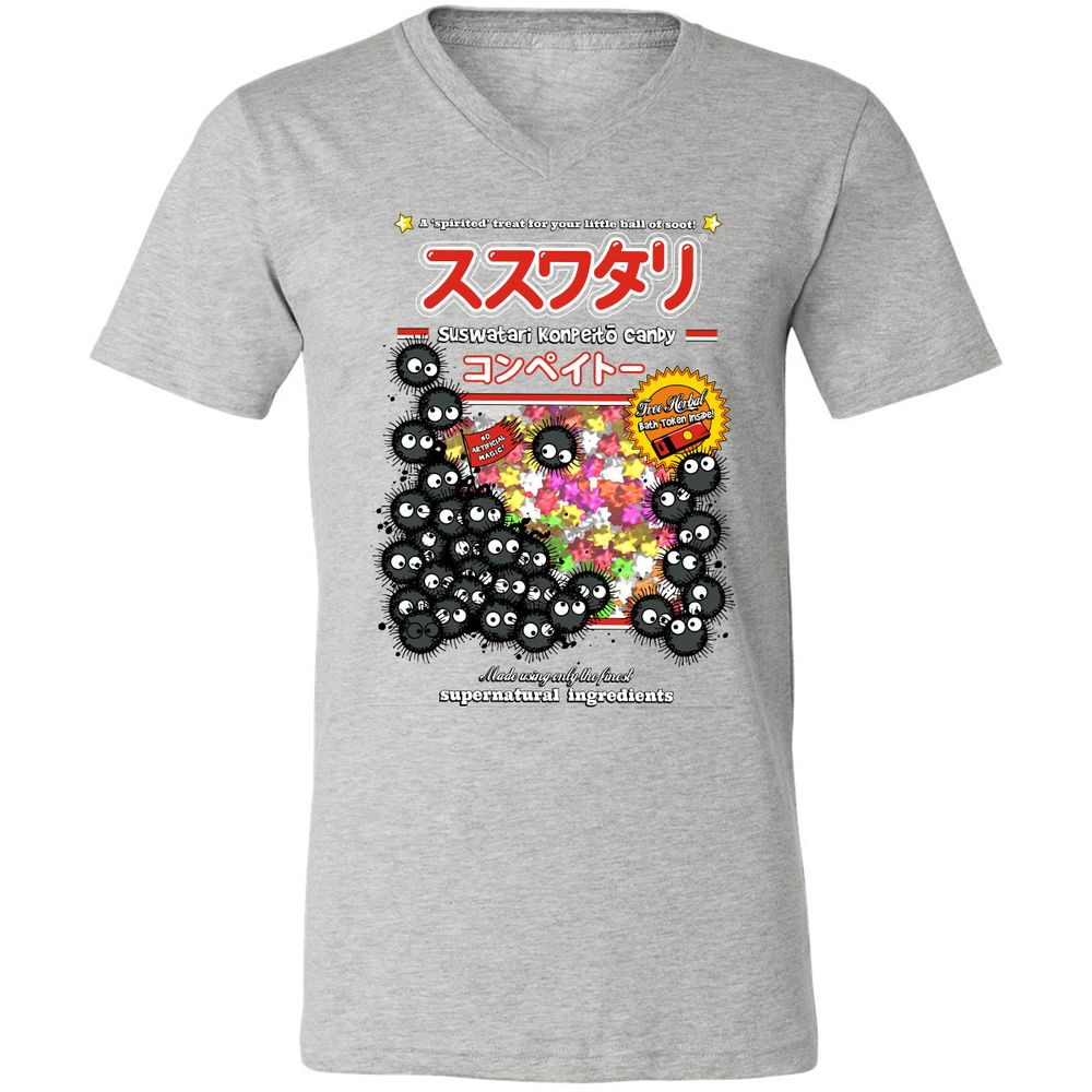 Unisex V-Neck T-Shirt - ZXHU5ZQF - Athletic Heather - 7