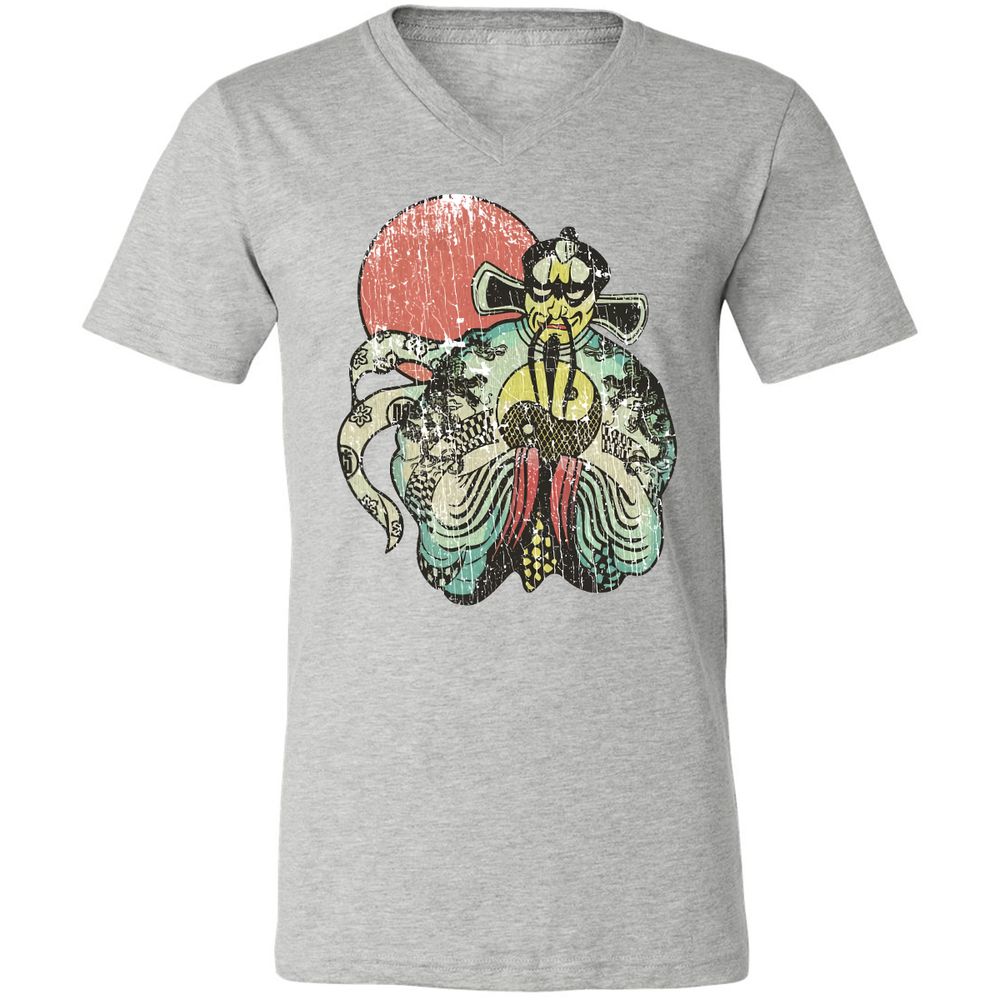 Unisex V-Neck T-Shirt - R569RVSG - Athletic Heather - 7