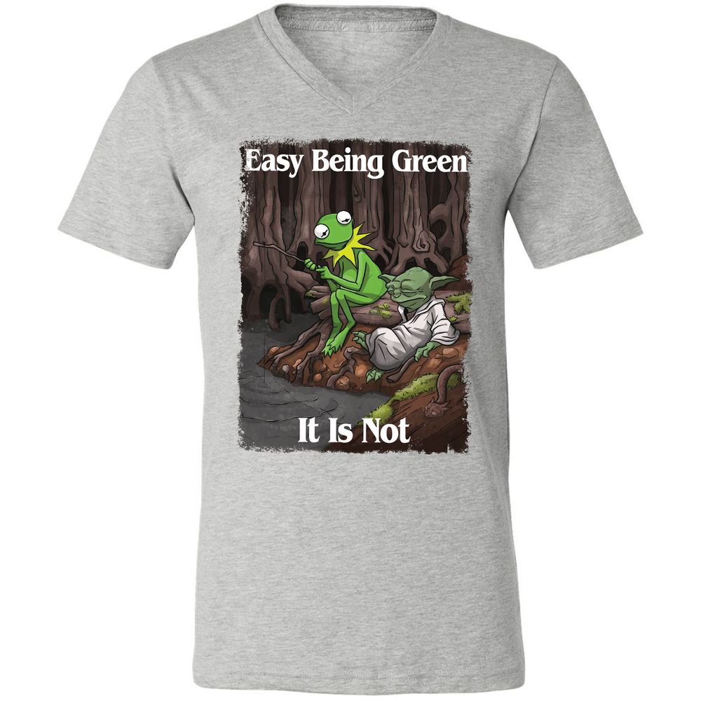 Unisex V-Neck T-Shirt - NWD2F4JE - Athletic Heather - 7