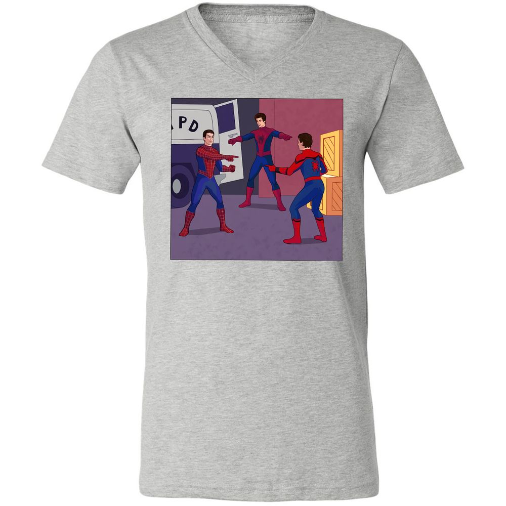 Unisex V-Neck T-Shirt - 368SVHP9 - Athletic Heather - 7