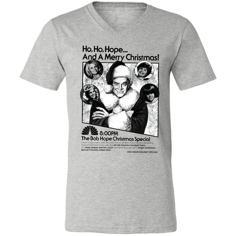 Unisex V-Neck T-Shirt - UJVG6X6C - Athletic Heather - 7