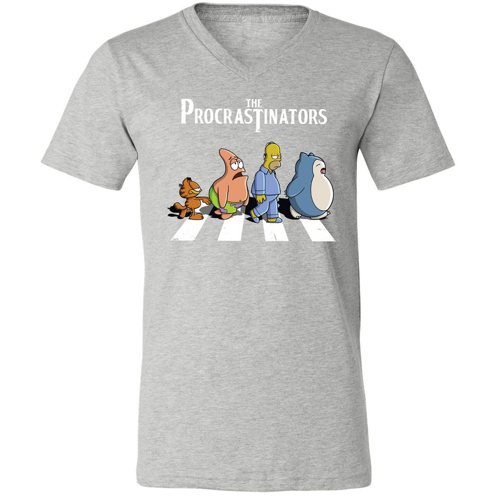 Unisex V-Neck T-Shirt - VEBKHS8K - Athletic Heather - 7