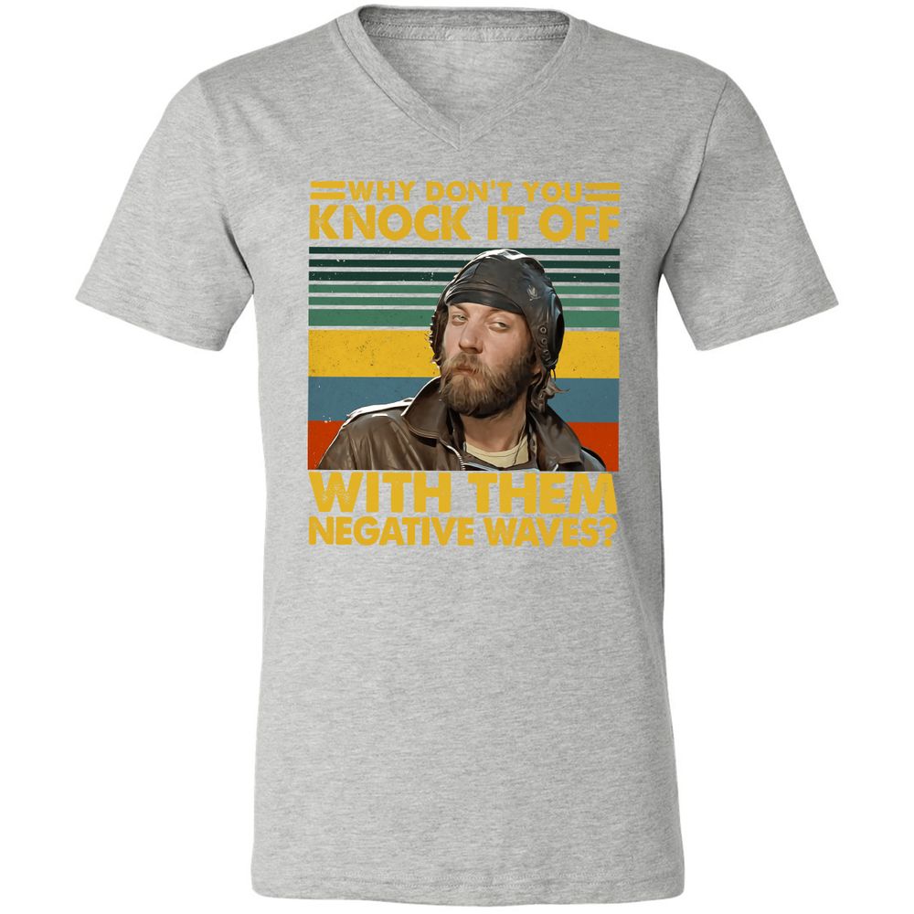 Unisex V-Neck T-Shirt - PHW6P4XN - Athletic Heather - 7