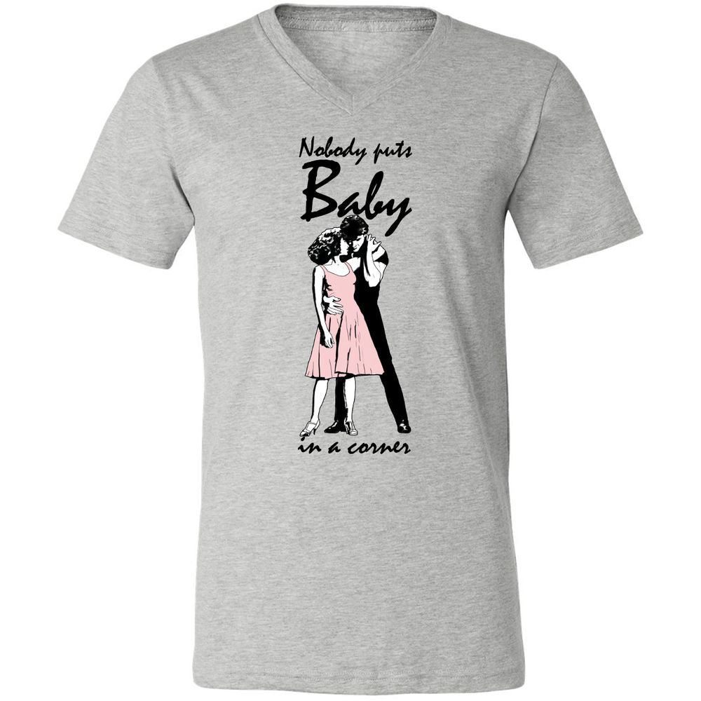 Unisex V-Neck T-Shirt - 47WA61PC - Athletic Heather - 7