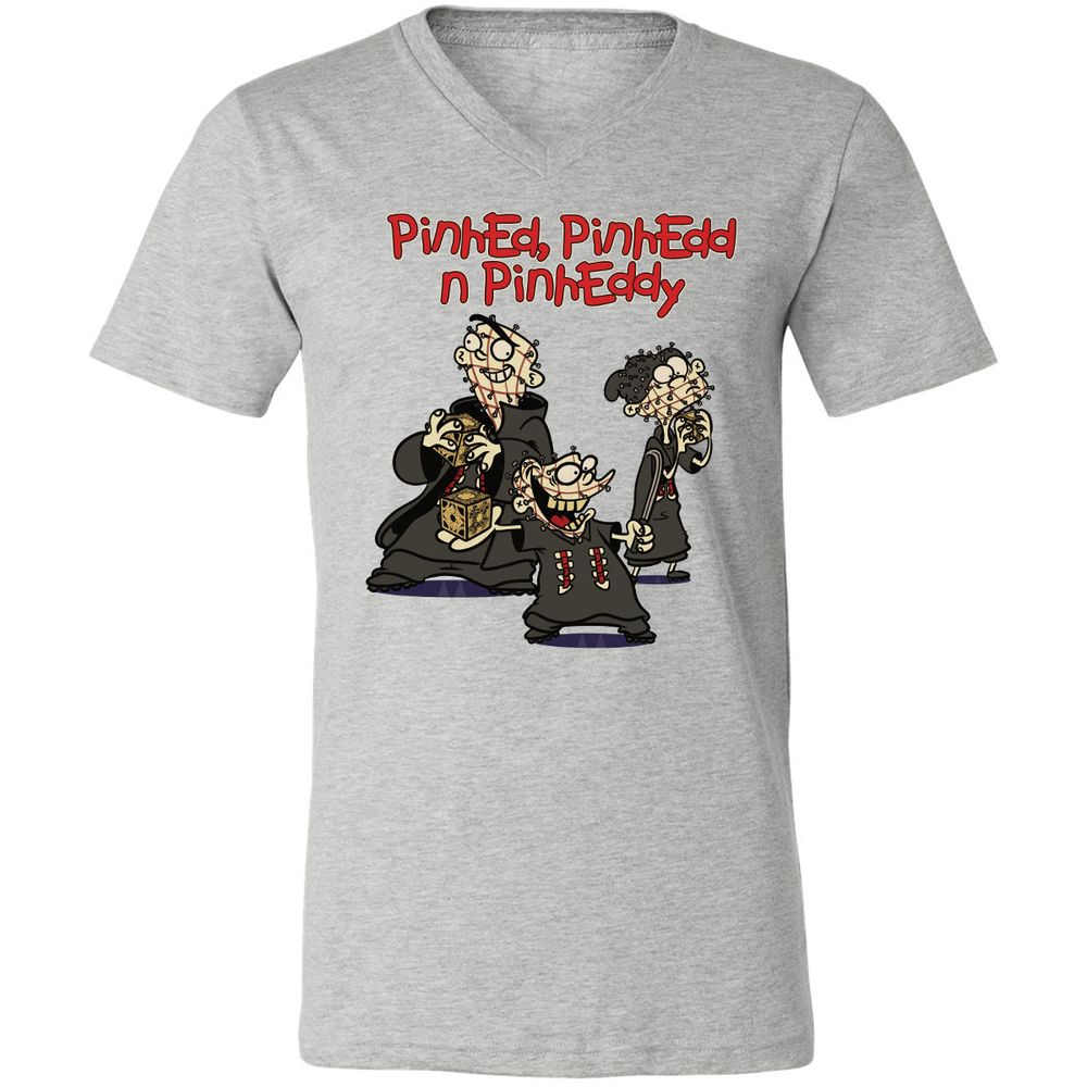 Unisex V-Neck T-Shirt - GQH7D6PE - Athletic Heather - 7