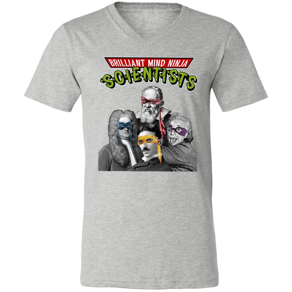 Unisex V-Neck T-Shirt - V48F1S6Y - Athletic Heather - 7