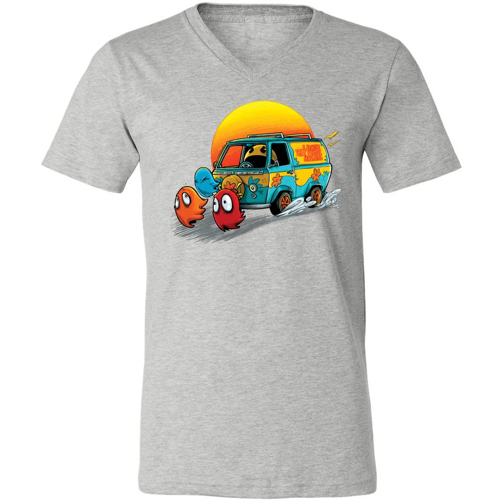 Unisex V-Neck T-Shirt - YPDMZD8W - Athletic Heather - 7