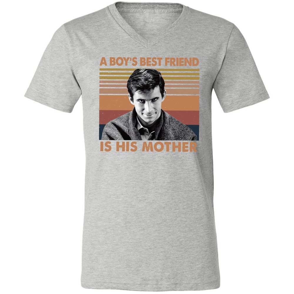 Unisex V-Neck T-Shirt - YYVBJWYT - Athletic Heather - 7