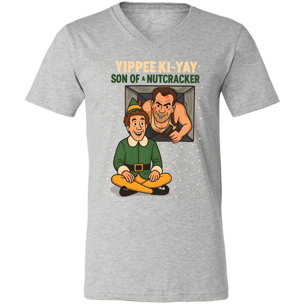 Unisex V-Neck T-Shirt - XKWK27BP - Athletic Heather - 7