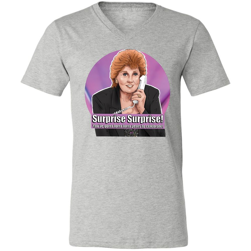 Unisex V-Neck T-Shirt - VWSW1N7V - Athletic Heather - 7