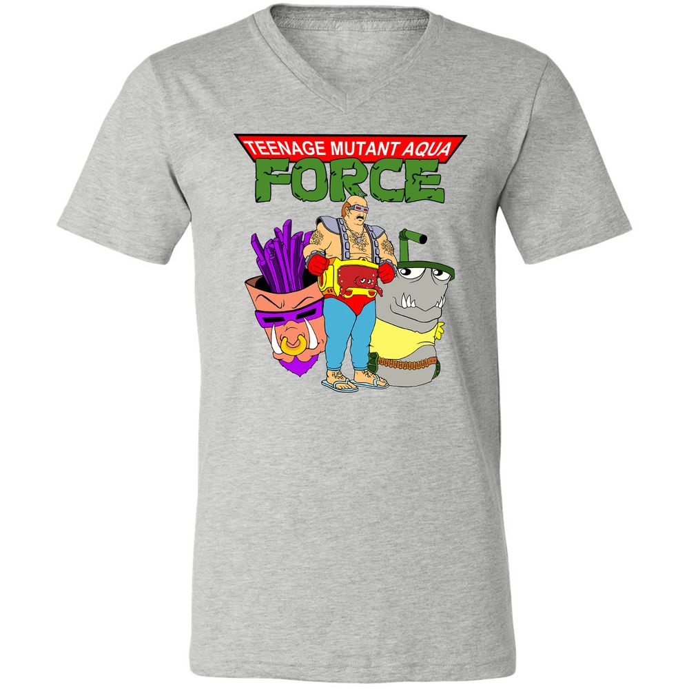 Unisex V-Neck T-Shirt - ZG72MDDD - Athletic Heather - 7